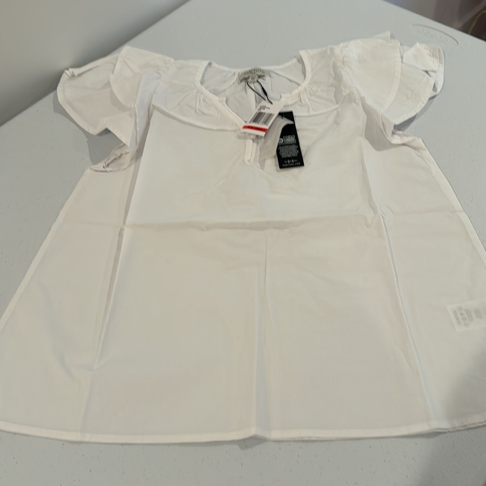 Habitual Double Ruffle Short Sleeve Top - Picture 5 of 13